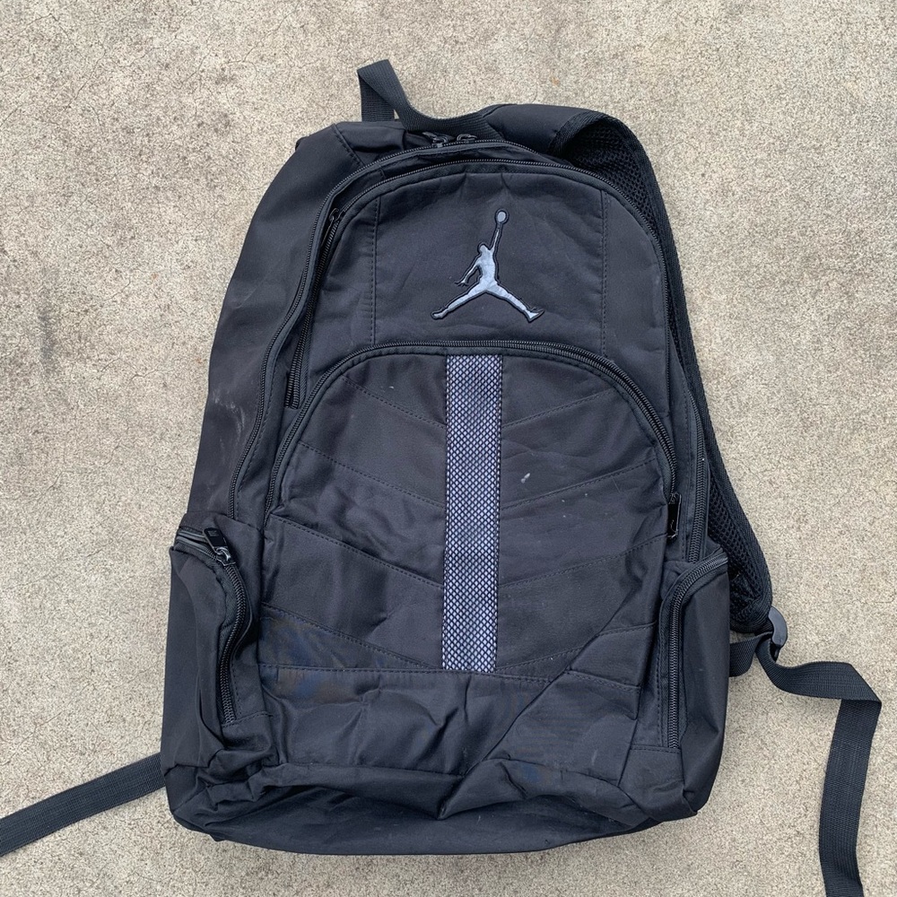 Air Jordan full size black backpack